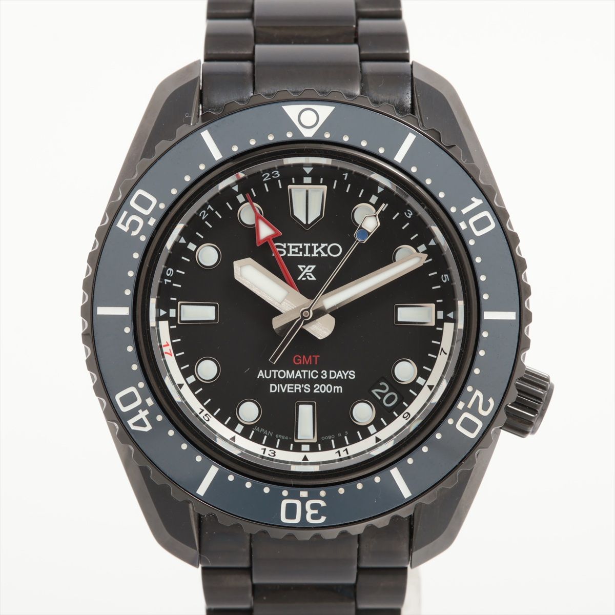 【中古】セイコー プロスペックス メカニカルダイバーズ 1968 ヘリテージ GMT 大谷翔平 2025年限定モデル SBEJ023 SS SS AT ブラック文字盤
