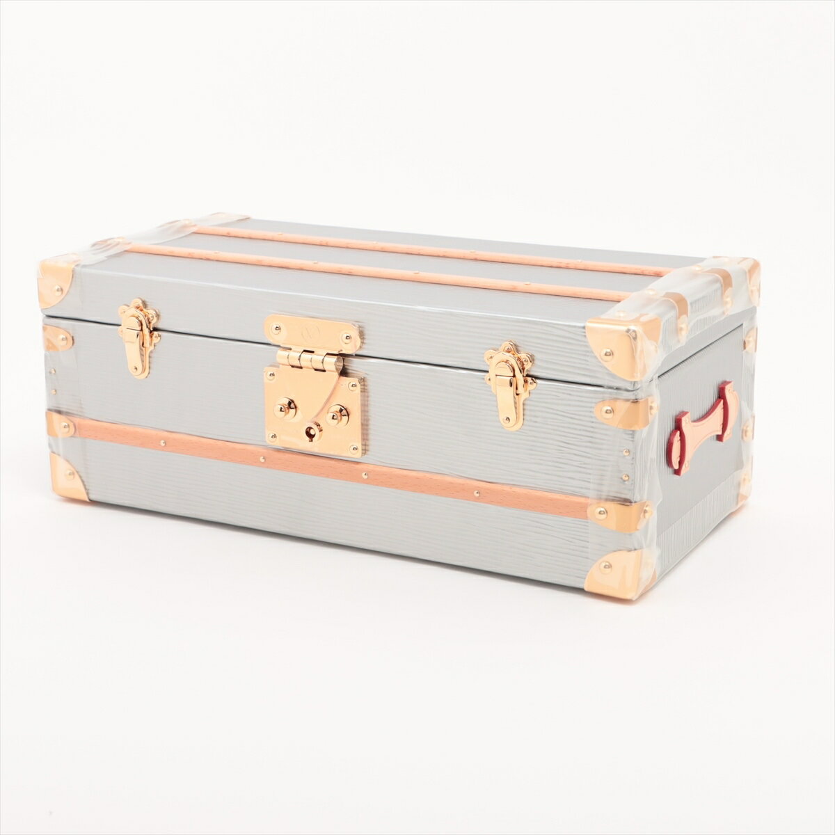 【中古】ヴィトン エピ マル フルール R95797 シルバー フラワーボックス RFID反応有 鍵2個あり