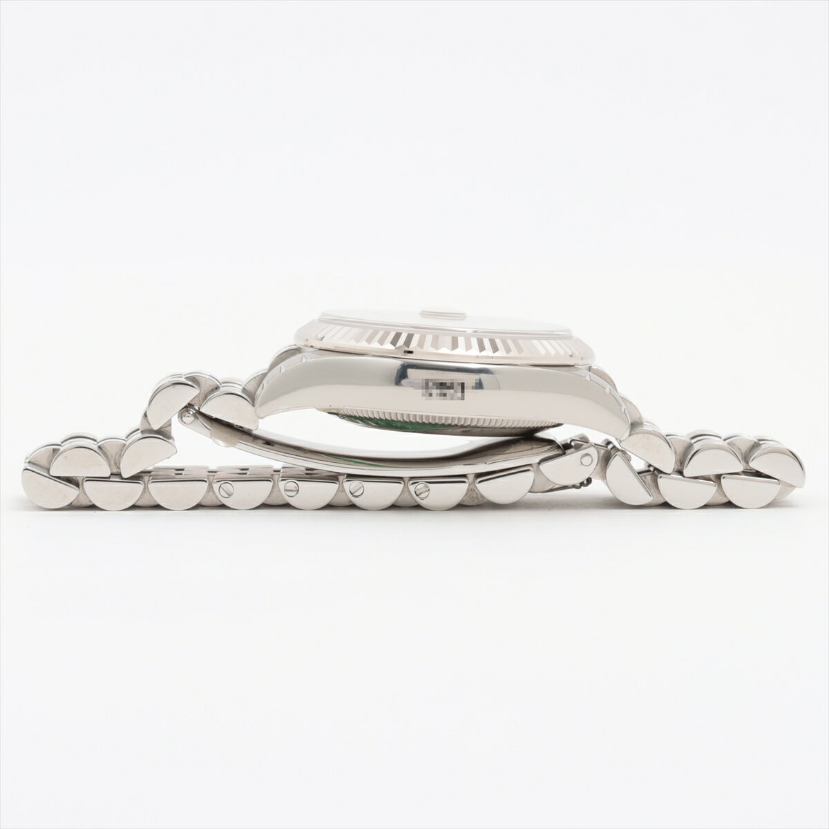 【中古】ロレックス デイトジャスト 178274G SS×WG AT シルバーホリコン文字盤