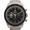 【中古】オメガ スピードマスタープロフェッショナル アポロ13号 25周年記念999本限定 3595.52 SS SS 手巻き 黒文字盤