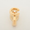【中古】シャネル ココクラッシュ ダイヤ イヤリング 750(YG) 総2.8g シングル J13307
