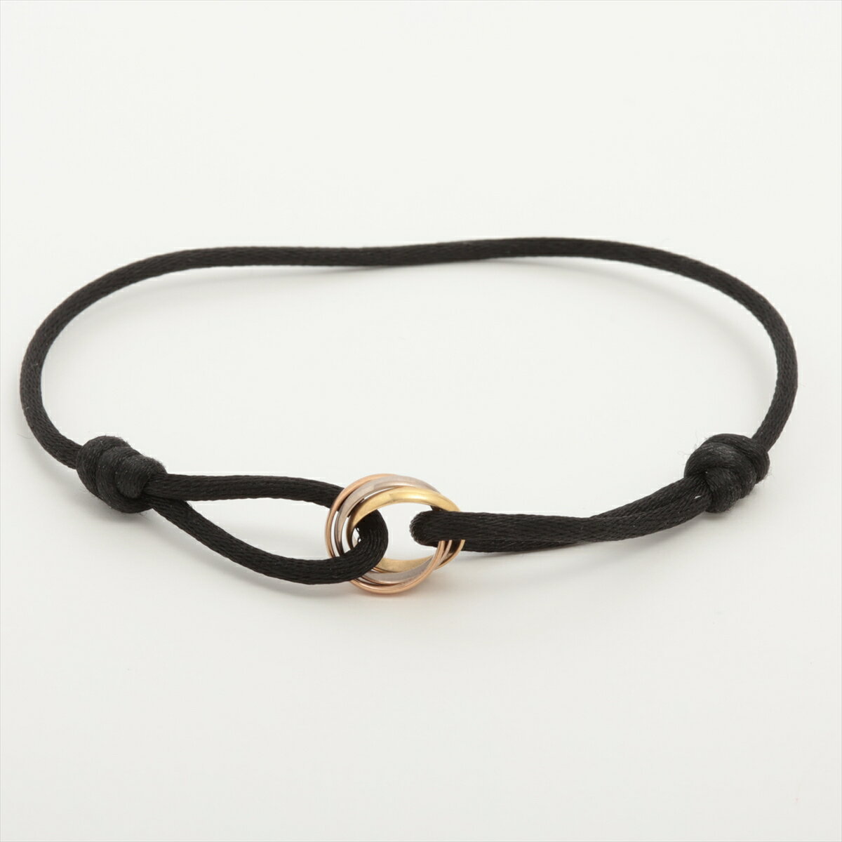 【中古】カルティエ トリニティ コードブレスレット 750(YG×PG×WG) 総3.2gのサムネイル