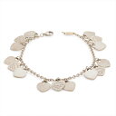 【中古】ティファニー リターン トゥ ティファニー ミニハートタグ ブレスレット 925 15.4g シルバー