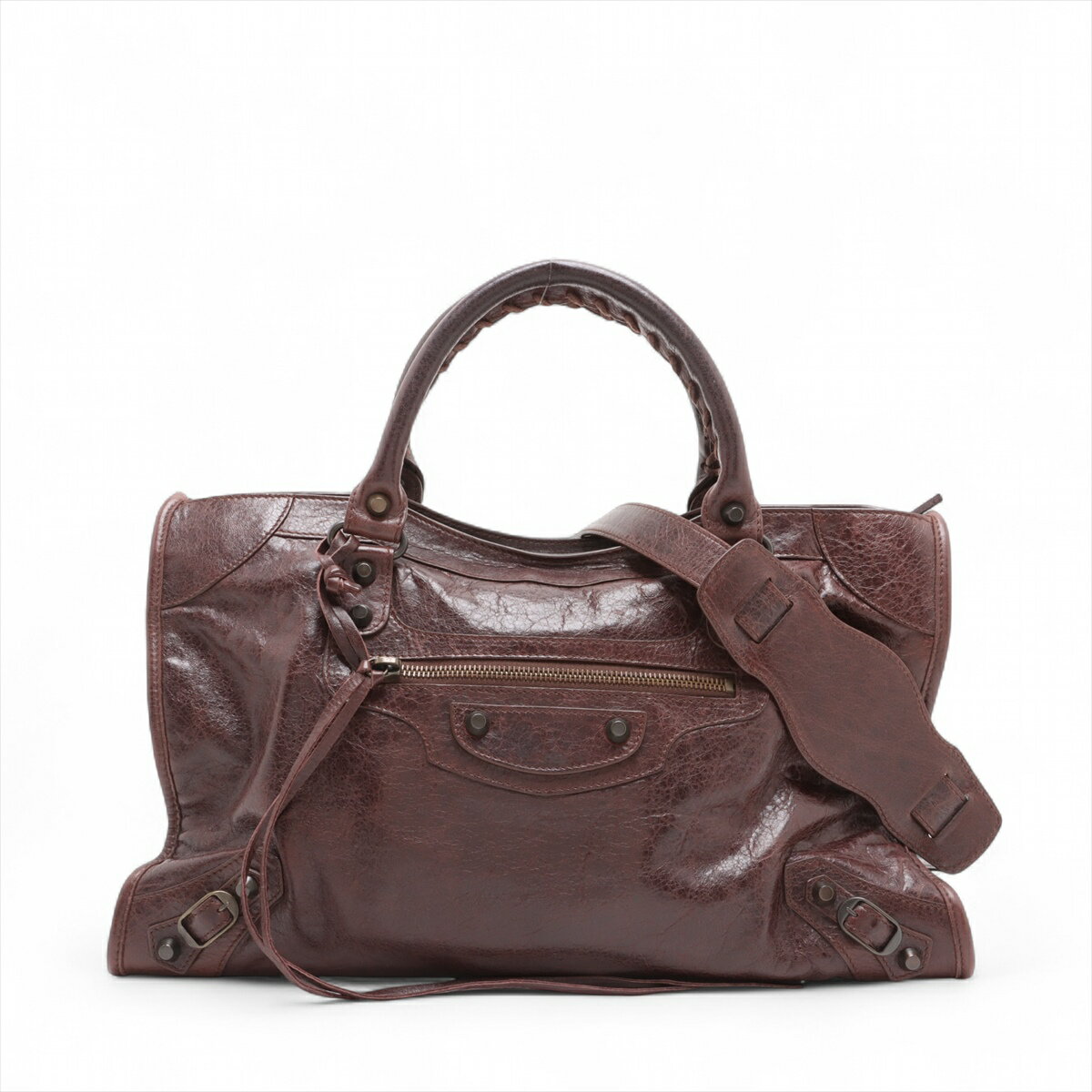 炎のいけにえ('74伊) BALENCIAGA バレンシアガ ザ・シティ バッグ レザー 115748