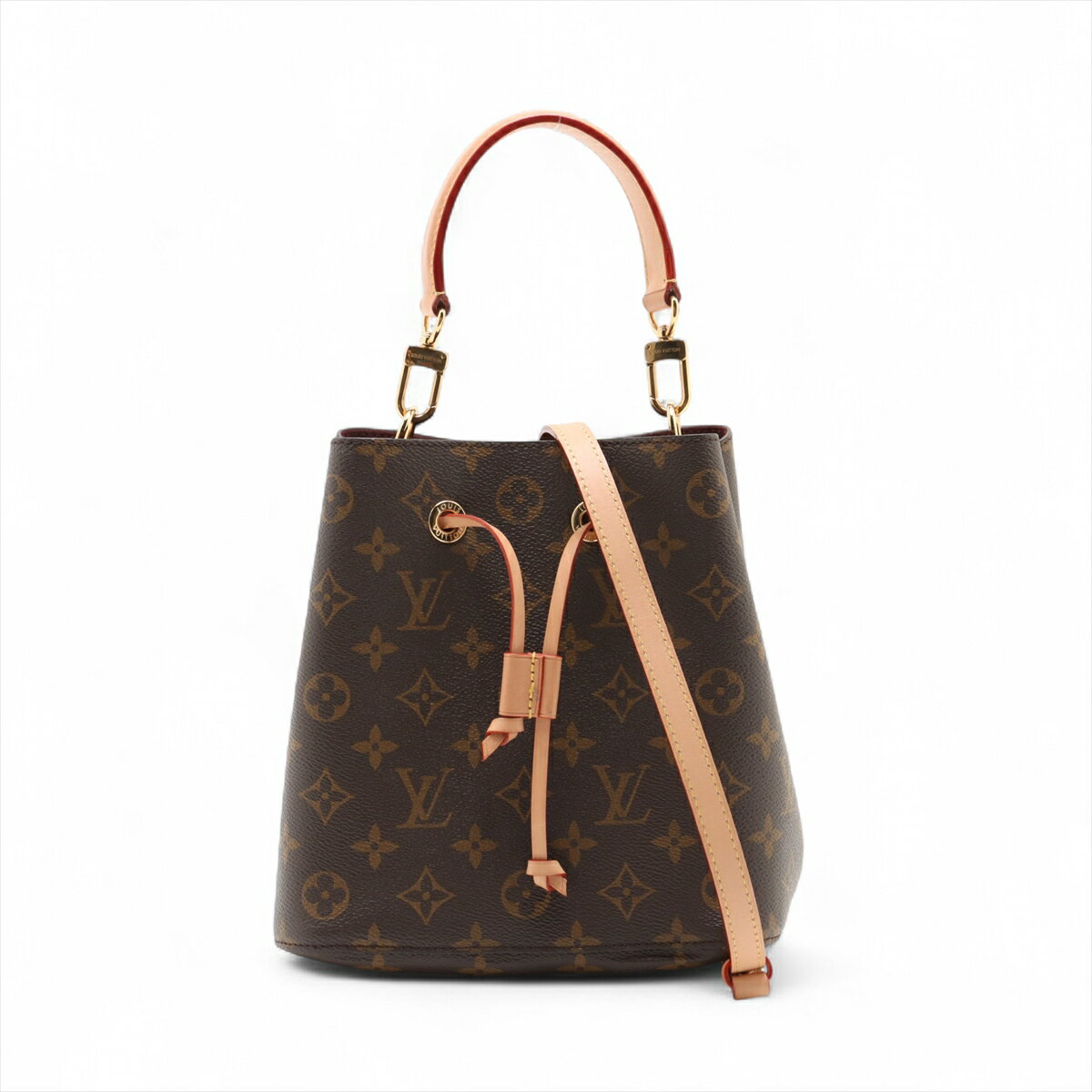 【中古】ヴィトン モノグラム ネオノエBB M46581 ブラウン