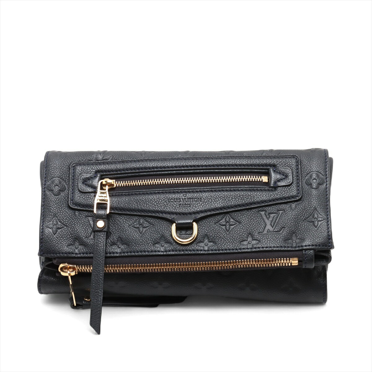 【中古】ヴィトン モノグラムアンプラント ペティヤント M93425 ネイビー