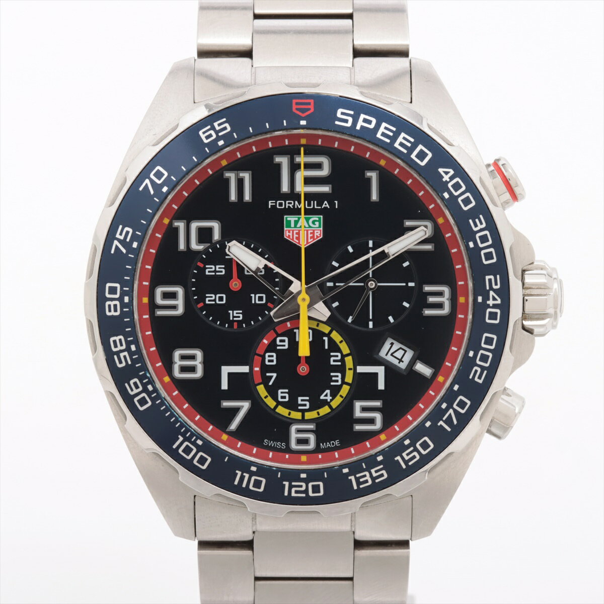 【中古】タグホイヤー フォーミュラー1 CAZ101AL-0 SS SS QZ 青文字盤 香水臭