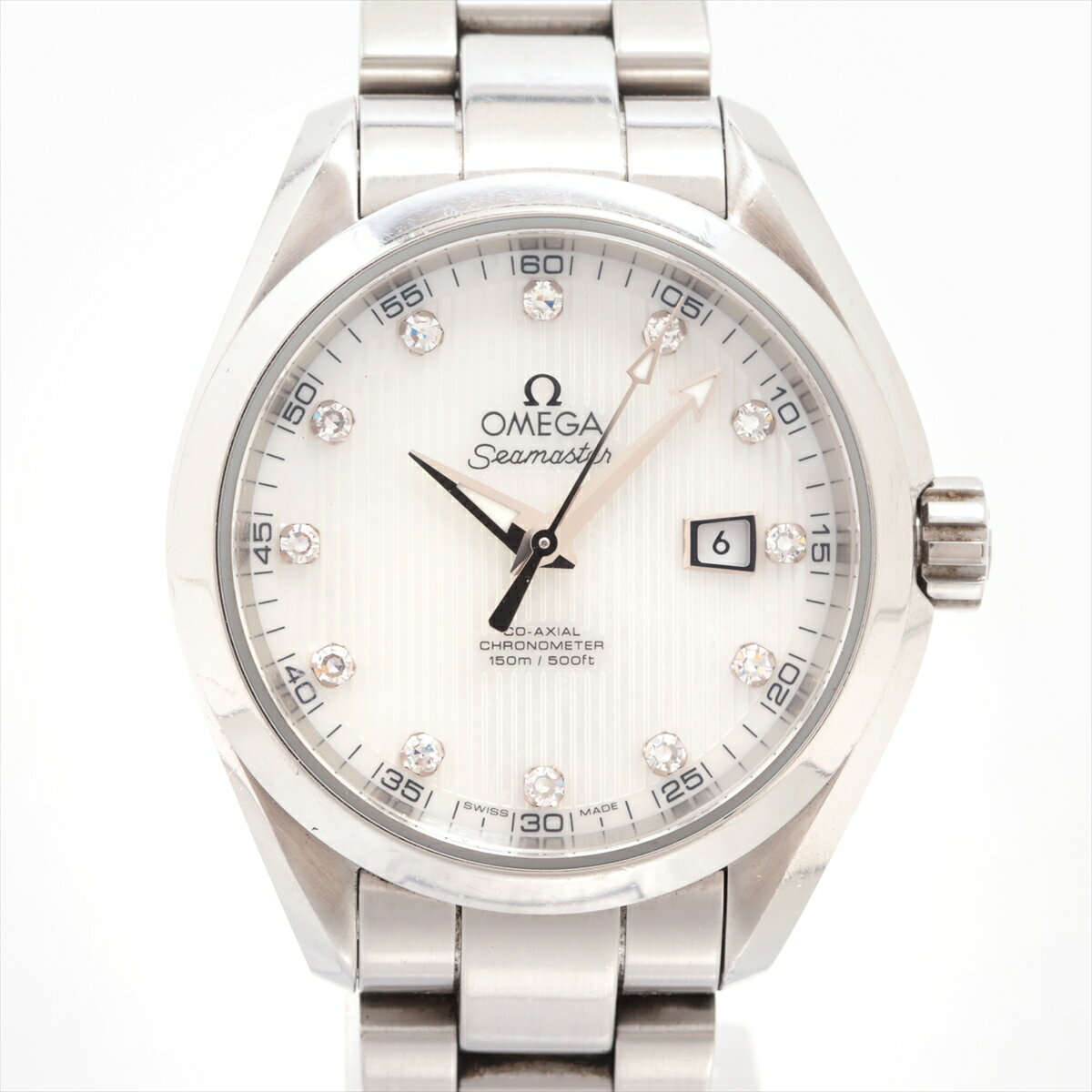 【中古】オメガ シーマスター アクアテラ 231.10.34.20.55.001 SS SS AT シェル文字盤 あまりごま3