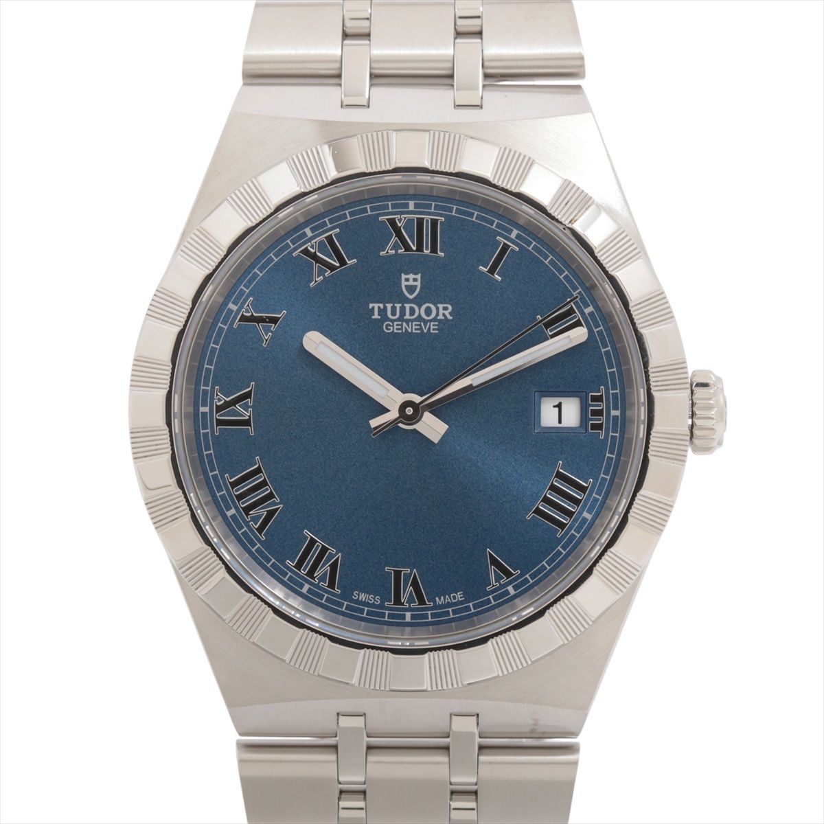SECTOR - 【中古】チュードル ロイヤル 28500 SS SS AT ブルー文字盤 あまりごま1