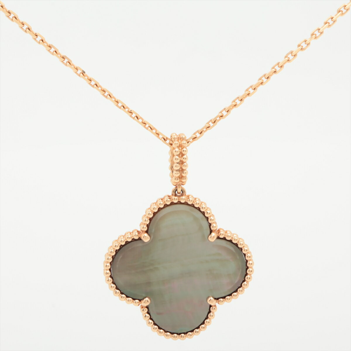 【中古】ヴァンクリーフ&アーペル マジックアルハンブラ グレーシェル ネックレス 750(PG) 15.6gのサムネイル