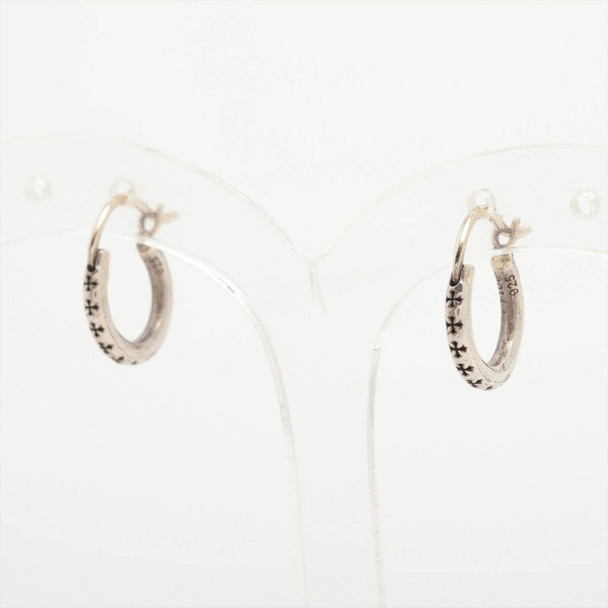 【中古】クロムハーツ HOOP TFL SML ピアス(両耳用) 925 1.7g