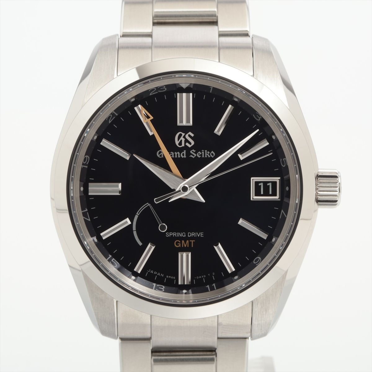 【中古】グランドセイコー ヘリテージコレクション スプリングドライブGMT SBGE281 SS SS AT ミッドナイトブルー文字盤 あまりごま3