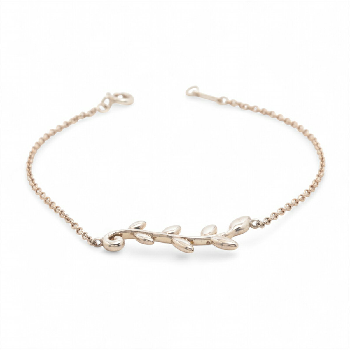 【中古】ティファニー オリーブリーフ ブレスレット 925 2.6g シルバー