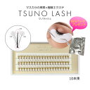 目元パックプレゼント【 ツノラッシュ ★10本束☆ブラック/ブラウン】 TSUNO LASH ボリュームラッシュ 束まつげ 束マツエク 束タイプ マツエクセルフ カラーマツエク　セルフマツエク フレア