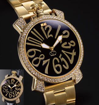 【すぐに使える10%割引クーポン配布中】世界限定ペレバレンチノ 天然ダイヤモンドマグナムフェイス【送料無料】ペレバレンチノ創業30周年を記念した限定ウォッチ!大きな数字が存在感を主張!12時の位置には天然ダイヤモンドを2石配置