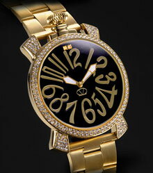 【すぐに使える10%割引クーポン配布中】世界限定ペレバレンチノ 天然ダイヤモンドマグナムフェイス【送料無料】ペレバレンチノ創業30周年を記念した限定ウォッチ!大きな数字が存在感を主張!12時の位置には天然ダイヤモンドを2石配置