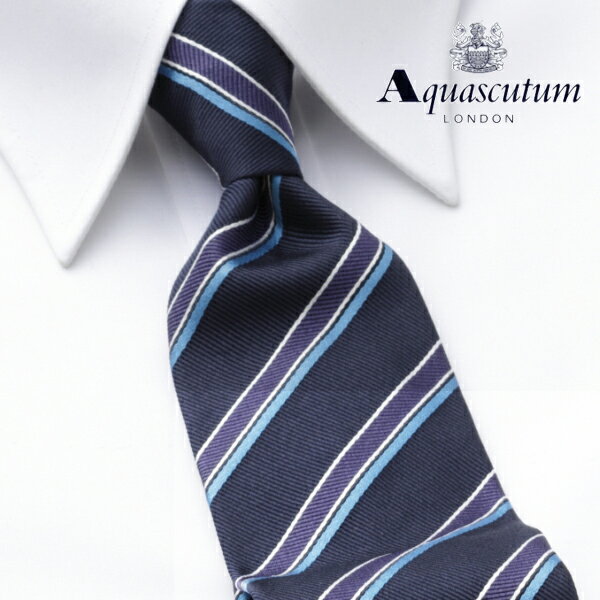 アクアスキュータム ネクタイ [土日祝も発送] アクアスキュータム AQUASCUTUM ネクタイ AQJ-525 シルク[ブランドネクタイ ネクタイブランド 新作 結婚式 新社会人 新生活 卒業 入社 昇進 お祝い バースデー 贈り物 ギフト 父の日 プレゼント][ラッピング無料]