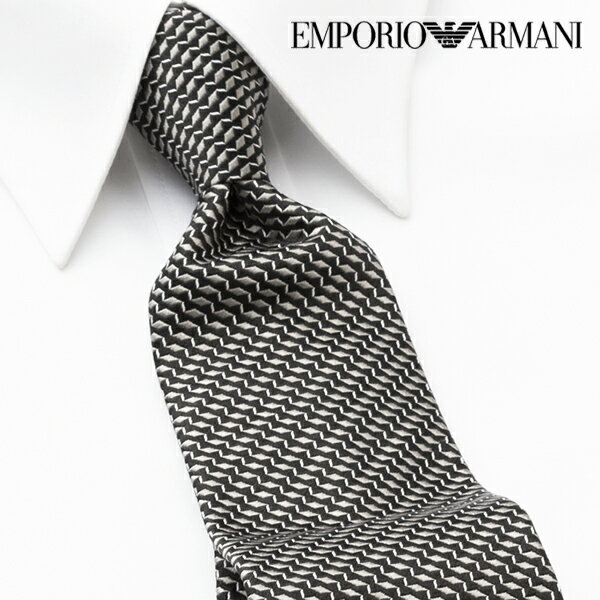 アルマーニ ネクタイ [土日祝も発送] エンポリオ・アルマーニ EMPORIO ARMANI ネクタイ EAJ-423 グレー[ブランドネクタイ メンズ おしゃれ 新作 結婚式 新社会人 新生活 卒業 入社 昇進 お祝い バースデー 贈り物 ギフト 父の日 プレゼント][ラッピング無料]