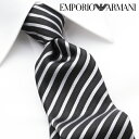 エンポリオ・アルマーニ EMPORIO ARMANI ネクタイ EAJ-440 ブラック[ブランドネクタイ メンズ おしゃれ 新作 結婚式 新生活 新社会人 卒...
