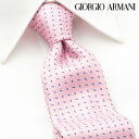 [土日祝も発送] ジョルジオ・アルマーニ GIORGIO ARMANI ネクタイ GAJ-096 ピンク[ブランドネクタイ メンズ おしゃれ 新作 結婚式 新社会人 新生活 卒業 入社 昇進 お祝い バースデー 贈り物 ギフト 父の日 プレゼント][ラッピング無料]