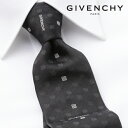 ジバンシイ [土日祝も発送] ジバンシー GIVENCHY ネクタイ（ブラック）GVJ-487[ブランドネクタイ メンズ おしゃれ 新作 結婚式 新社会人 新生活 卒業 入社 昇進 お祝い バースデー 贈り物 ギフト 父の日 プレゼント][ラッピング無料]