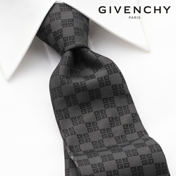 [土日祝も発送] ジバンシー GIVENCHY ネクタイ（ネイビー）GVJ-506[ブランドネクタイ メンズ おしゃれ 新作 結婚式 新社会人 新生活 卒業 入社 昇進 お祝い バースデー 贈り物 ギフト 父の日 プレゼント][ラッピング無料]