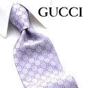 [土日祝も発送] グッチ GUCCI ネクタイ GUJ-822（パープル 紫）GG柄[ブランドネクタイ メンズ おしゃれ 新作 結婚式 新社会人 新生活 卒業 入社 昇進 お祝い バースデー 贈り物 ギフト 父の日 プレゼント][ラッピング無料]