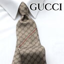 [土日祝も発送] グッチ GUCCI ネクタイ GUJ-856（ベージュ ブラウン）GG柄[ブランドネクタイ メンズ おしゃれ 新作 結婚式 新社会人 新生活 卒業 入社 昇進 お祝い バースデー 贈り物 ギフト 父の日 プレゼント][ラッピング無料]