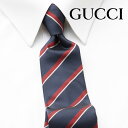 [土日祝も発送] グッチ GUCCI ネクタイ GUJ-876（紺 ネイビー レッド）ストライプ 馬[ブランドネクタイ メンズ おしゃれ 新作 結婚式 新社会人 新生活 卒業 入社 昇進 お祝い バースデー 贈り物 ギフト 父の日 プレゼント][ラッピング無料]