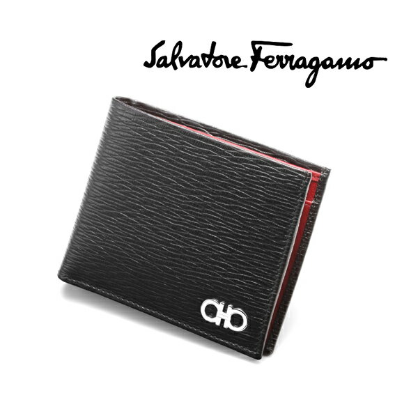 [土日祝も発送] フェラガモ FERRAGAMO 二つ折り財