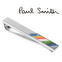 [土日祝も発送] ポールスミス【13,800円→11,800円】 PAUL SMITH タイピン（タイバー ネクタイピン）PS-553[シルバー マルチカラー ブランド 新生活 お祝い 誕生日 バースデー 贈り物 ギフト 父の日 プレゼント][ラッピング無料]