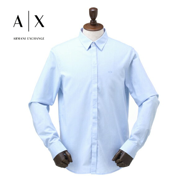 アルマーニエクスチェンジ【13,000円→11,000円】ARMANI EXCHANGE 長袖シャツ セール AX-012[ワイシャツ ブランド メンズ 綿100％ コットン100％ 新作 ギフト お祝い 誕生日 バースデー 結婚式 バレンタイン プレゼント][土日祝も発送]