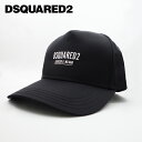 [土日祝も発送] ディースクエアード DSQUARED2 キャップ（ブラック）DQ-101 ナイロン[ブランド ロゴ 帽子 熱中症対策 スポーツ アウトドア カジュアル 新作 新生活 お祝い 誕生日 バースデー 贈り物 ギフト 父の日 プレゼント]