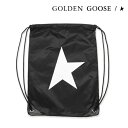 ゴールデングース【15,000円→9,900円】GOLDEN GOOSE リュック ショルダーバッグ(ブラック/ホワイト)GD-022[ブランド ナイロン カジ...