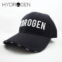 土日祝も発送 ハイドロゲン HYDROGEN キャップ（ブラック）スカル HY-017 コットン ブランド ロゴ 帽子 熱中症対策 アウトドア カジュアル 新作 新生活 お祝い 誕生日 バースデー 贈り物 ギフト 父の日 プレゼント