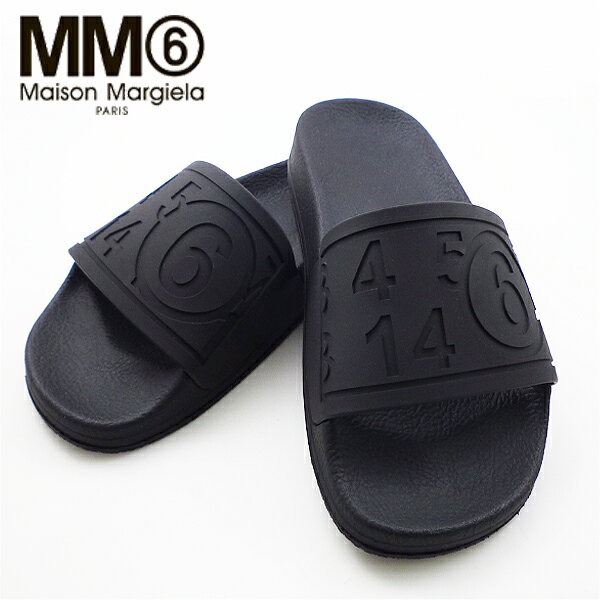 楽天ブランドショップ　アルゾ[土日祝も発送] メゾン・マルジェラ【18,500円→10,900円】Maison Margiela MM6 シャワーサンダル（ブラック）レディース M6-008 ビーチサンダル[新作 新生活 お祝い 誕生日 バースデー 贈り物 ギフト 父の日 プレゼント]