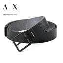 [土日祝も発送] アルマーニエクスチェンジ【15,000円→12,500円】ARMANI EXCHANGE ベルト（ピンタイプ）セール AX-077[ブランドベルト 本革 メンズ レザーベルト 新作 ギフト お祝い 誕生日 バースデー 結婚式 クリスマス プレゼント][ラッピング無料]