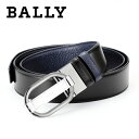 バリー BALLY リバーシブルベルト(トップタイプ)BA-256[バリーベルト 回転式バックル メンズ レザーベルト シルバーバックル 新作 お祝い 誕生日 ...