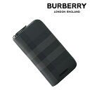 バーバリー BURBERRY 長財布 ラウンドファスナー(小銭入れ付き)BB-219[バーバリーサイフ 財布 ブラック コットン 本革 リアルレザー 新作 新生...