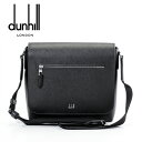 ダンヒル DUNHILL ショルダーバッグ(ブラック)DH-229[CADOGAN スモールフラップメッセンジャー メンズ カバン 新作 お祝い 誕生日 バース...