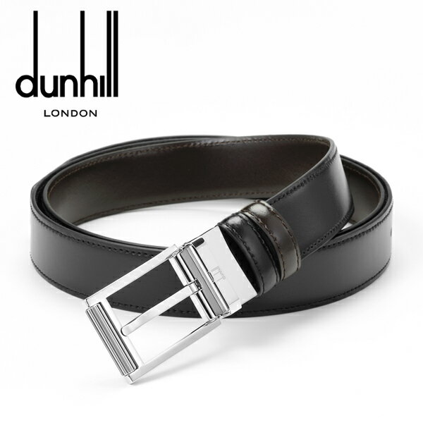 ダンヒル [土日祝も発送] ダンヒル DUNHILL リバーシブルベルト（ピンタイプ）DH-240[ダンヒルベルト メンズ ブランドベルト 本革 新作 新生活 お祝い 誕生日 バースデー 贈り物 ギフト 父の日 プレゼント][ラッピング無料]