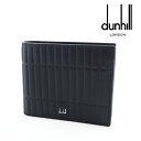 ダンヒル 二つ折り財布（メンズ） [土日祝も発送] ダンヒル【43,000円→39,800円】DUNHILL 二つ折り財布（小銭入れ付き）ブラック DH-244 ROLLAGAS ローラガス[型押し 本革 新作 新生活 お祝い 誕生日 バースデー 贈り物 ギフト 父の日 プレゼント][ラッピング無料]