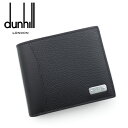 ダンヒル 二つ折り財布（男性向け） [土日祝も発送] ダンヒル【48,000円→44,000円】DUNHILL 二つ折り財布（小銭入れ付き）ブラック DH-245 ハーネス[型押し 本革 レザー 新作 新生活 お祝い 誕生日 バースデー 贈り物 ギフト 父の日 プレゼント][ラッピング無料]