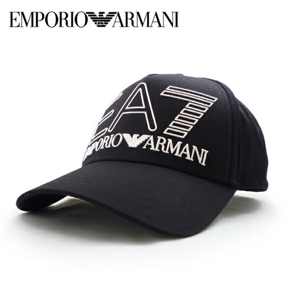 アルマーニ [土日祝も発送] エンポリオ・アルマーニ EMPORIO ARMANI キャップ（ブラック）EA-433[ブランド ロゴ 帽子 熱中症対策 スポーツ アウトドア カジュアル 新作 新生活 お祝い 誕生日 バースデー 贈り物 ギフト 父の日 プレゼント]