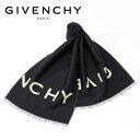 [土日祝も発送] ジバンシー GIVENCHY マフラー（ブラック×イエロー）GV-013[ジバンシーマフラー ロゴ メンズ レディース ユニセックス 男女共用 新作 新生活 お祝い 誕生日 バースデー 贈り物 ギフト 父の日 プレゼント][ラッピング無料]