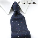 [土日祝も発送] ポールスミス PAUL SMITH ネクタイ PSJ-705 ネイビー 宇宙 シルク[ブランドネクタイ メンズ おしゃれ 新作 結婚式 新社会人 新生活 卒業 入社 昇進 お祝い バースデー 贈り物 ギフト 父の日 プレゼント][ラッピング無料]