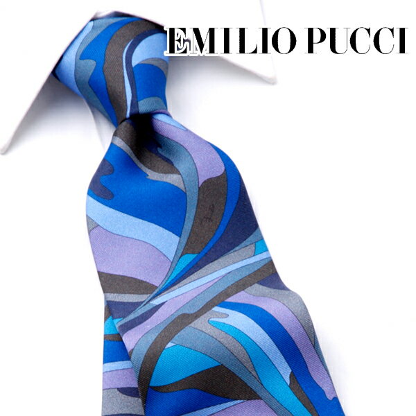 エミリオプッチ [土日祝も発送] エミリオプッチ EMILIO PUCCI ネクタイ EMJ-297[ブランドネクタイ メンズ おしゃれ 新作 結婚式 新社会人 新生活 卒業 入社 昇進 お祝い バースデー 贈り物 ギフト 父の日 プレゼント][ラッピング無料]