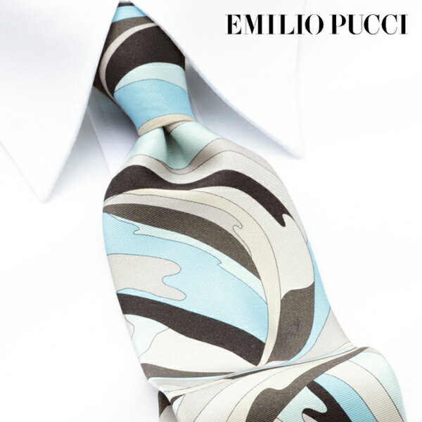 エミリオプッチ [土日祝も発送] エミリオプッチ EMILIO PUCCI ネクタイ EMJ-301[ブランドネクタイ メンズ おしゃれ 新作 結婚式 新社会人 新生活 卒業 入社 昇進 お祝い バースデー 贈り物 ギフト 父の日 プレゼント][ラッピング無料]