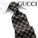 [レビュー特典][土日祝も発送] グッチ GUCCI ネクタイ GUJ-769（ブラック 黒 ベージュ）GG柄[ブランドネクタイ メンズ おしゃれ 新作 結婚式 新社会人 新生活 卒業 入社 昇進 お祝い バースデー 贈り物 ギフト 父の日 プレゼント][ラッピング無料]