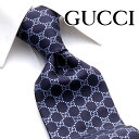 [レビュー特典][土日祝も発送] グッチ GUCCI ネクタイ GUJ-815（紺 ネイビー）GG柄[ブランドネクタイ メンズ おしゃれ 新作 結婚式 新社会人 新生活 卒業 入社 昇進 お祝い バースデー 贈り物 ギフト 父の日 プレゼント][ラッピング無料]